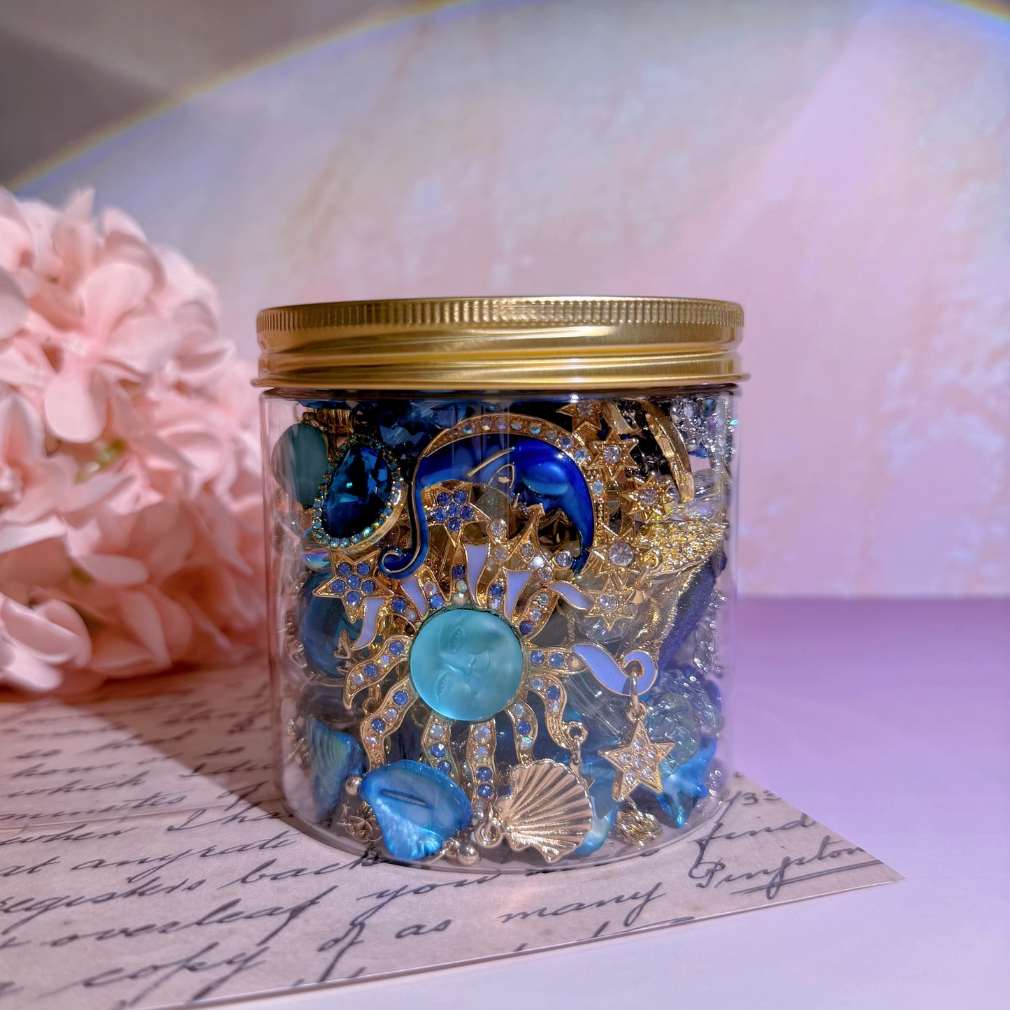 Iris Color-themed Mystery Jewelry Jar