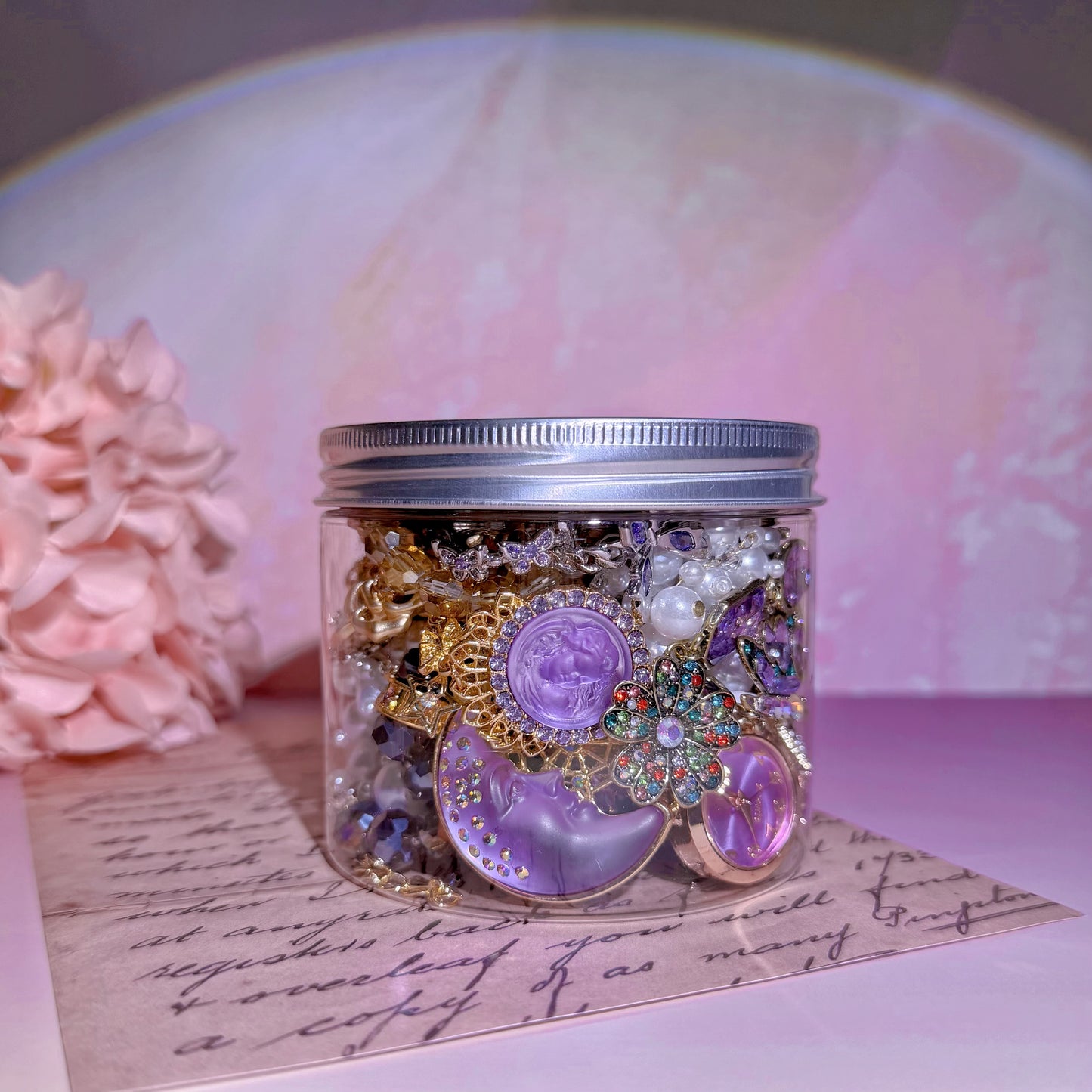 Iris Color-themed Mystery Jewelry Jar